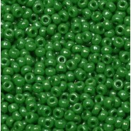 Miyuki rocailles Perlen 11/0 - Opaque luster green 11-431